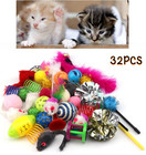 Cat Toys Kitten Toys Assortments  32 Packs Cat Toys Variety Pack For Kitty  Cat 
