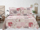 Rich Printed Embossed Pinsonic Coverlet Bedspread Ultra Soft 3 Piece Summer Quil