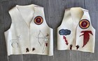 Vintage Ymca Indian Guides Father   Son Pals Forever Patches Leather Vest