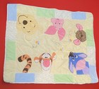 Vintage Winnie The Pooh And Friends Baby Blanket crib Quilt bedspread comforter