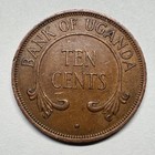 1968 Uganda 10 Cents - Coin  e-023