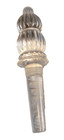 Vintage Clear Glass Replacement Decanter Stopper     6 5  Ribbed Tiered Design