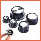 Radio Tuner Control Knobs Potentiometer Knob Volume Amp Dial 6mm Hole For Shaft