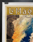 Original Vintage Opera Poster Le Mage French Paris Jules Massenet On Linen