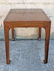 Vintage Henredon Solid Mahogany Wood Wooden End Side Lamp Table Shelf Nightstand