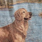 Vintage Tapestry Blanket Throw Golden Retriever Dogs   Ducks By Picken  Q1