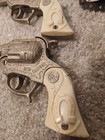Wyandotte Vintage Toy Metal Cap Guns W Leather Leslie Henry Gene Autry Belt