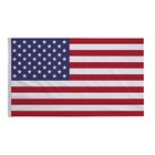 3  X 5  Ft Usa Us U s  American Flag Polyester Stars Brass 2 Grommets 3pcs New