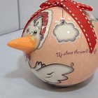 D d Blinking Christmas Ornament Country Critters Set Of 5 Cow Goose Pig Horse