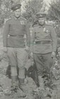 1944 Wwii Couple Men Military Sofia Bulgaria Soviet Red Army Ussr Real Vtg Photo