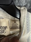 Vintage Silk Shirt Mens Biege Stripped Silk Blend Short Sleeve Size Xl Nwt