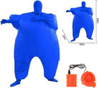 Adult Inflatable Full Body Jumpsuit Cosplay Costume Halloween Funny Fancy Dress 