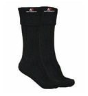 2 Pairs Scottish Kilt Socks Men Highland Size Large Black   Off White Color Aar