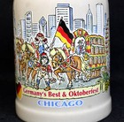 Germany s Best   Octoberfest In Chicago 0 5l Ceramic Stoneware Beer Mug Stein