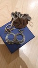 Round Earring Bronze Green Made In Turkey