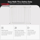 Balancefrom Easy Walk-thru Baby And Pet Safety Gate With Hold-open And Auto-clos