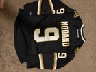 Reebok Dallas Stars Mike Modano  9 Nhl Hockey Jersey Men s L Black gold white