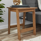 2 Pack Mainstays Wood Side Table  Walnut Square End Nightstand Coffee Tables Set