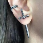 Gothic Earrings Weird Funky Stud Earrings For Women Unique Fun Emo Punk Acc - 09