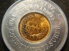 1902 Lucky Penny Gem Bu Red Indian Head Cent Keep Me And Prosper  2