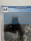 Original 1979-80 Larry Bird   Indiana State College Basketball Program Cgc 6 0