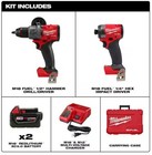 Milwaukee 3697-22 M18 Fuel 18v 2-tool Combo Kit  hammer Drill   Impact Driver 