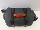 Vintage Canon Black Camera Bag Shoulder Strap Carry Case Leather Accents