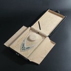 Luxury Black Velvet Necklace Jewelry Box Gift Storage Case Display Box