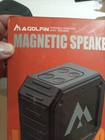 Magolfin  2  Magnetic Bluetooth Speakers For Golf - W  Carry Case   Zipper strap