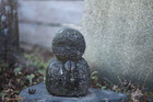 Japanese Antiques A Cute Jizo Statue Made Of Kumamoto Stone Height 20 Cm 7 87in