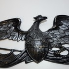 Vtg Whitehall Metal Studios 1958 Eagle   American Flag Patriotic Wall Hanger
