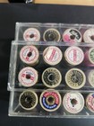 Coats   Clark s J p Coats Vintage Original Mercerized Thread Lot  Wooden Spools