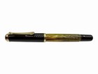 Mint 1952 Pelikan 400 Tortoise Brown Fountain Pen-14k M Nib-restored-piston-140