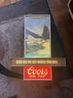 Rare Vintage Coors Beer Lighted Motion Advertising Sign  Coors On Tap Working 