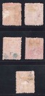 Momen  Bahamas 1d 1863-77 Crown Cc Unused Last Reversed Wmk Lot  66479