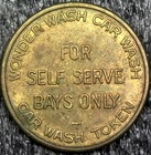 Willie Wonder Wash Car Wash - For Self-serve Bays Only Vending Token 23mm  c556 