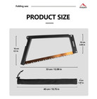 Widesea Folding Bow Saw For Wood - Lightweight For Camping  Backpacking