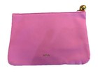 Ipsy Pink Green Glitter Faux Leather Makeup Bag With Zipper 7 X 5 X 1 In