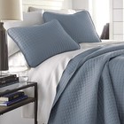  Oversized King Quilt Set  Blue King   California King 20 - Slate Blue