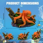 Large Octopus Aquarium Decor Moving Bubbler Ornament Fish Tank Decoration
