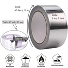 Aluminum Foil Tapes Hvac Duct Tape Silver Metal Adhesive 6 Rolls