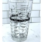 1960 Vintage Libby Bartender Bar Cocktail Mixed Drink Recipe Shaker Glass