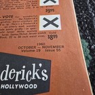 Vtg Fredericks Of Hollywood Lingerie Fashion Catalog Oct Nov 1960