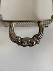 Vintage Silverplate Silver Plate Loaf Pan Holder  Ornate Feet   Handles