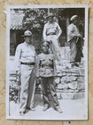 Us Marine Corps China Marines W  Chinese Army Officer Shanghai China C1930 Photo