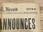 Times Herald Newspaper War Is Over August 15 1945 Ww2 Truman Wwii