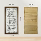 Warm Home Decors  Wood Rustic Hanging Signs  Living Room Decor  Family Color 06