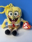 Ty Beanie Baby Spongebob Plush Clip On Keychain 5  2010 Nos New Nwt
