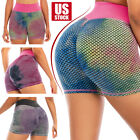 Ladies Tik Tok High Waist Butt Lift Scrunch Booty Pants Yoga Shorts Gym Leggings