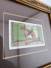 1937 Wills Dogs  37 Airedale Terrier Cigarette Card Framed England Vintage